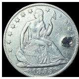 1855-O Silver Half Dollar (Seated Liberty) HIGH GR