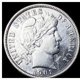 1901 Barber Dime UNCIRCULATED