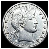 1893-O Silver Barber Half Dollar CLOSELY  UNCIRCU