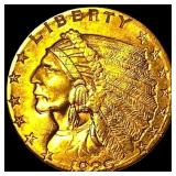 1925 Indian Head Gold $2.50 Quarter Eagle CLOSELY