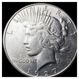 1927-S Silver Peace Dollar CLOSELY  UNCIRCULATED