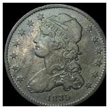 1835 Capped Bust Silver Quarter NEARLY UNCIRCULATE