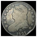 1821 Capped Bust Half Dollar NICELY CIRCULATED