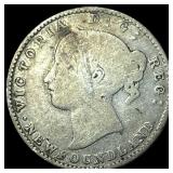1873 Newfoundland Silver 10 Cents