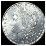 1884-S Silver Morgan Dollar CHOICE BU