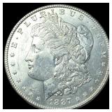 1887 Morgan Silver Dollar GEM BU