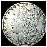 1898-S Silver Morgan Dollar LIGHTLY CIRCULATED