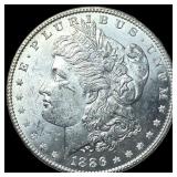 1886 Silver Morgan Dollar GEM BU
