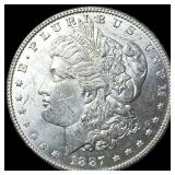 1887 Morgan Silver Dollar GEM BU