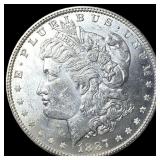 1887-S Silver Morgan Dollar GEM BU