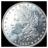 1887 Morgan Silver Dollar GEM BU