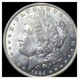 1884-O Silver Morgan Dollar GEM BU