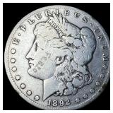 1892-S Silver Morgan Dollar NICELY CIRCULATED