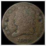 1825 Classic Head Half Cent NICELY CIRCULATED