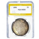 1896 Morgan Silver Dollar PGA MS65