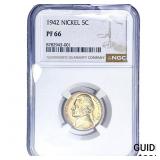1942 Jefferson Nickel NGC PF66