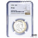 1955 Franklin Half Dollar NGC PF66