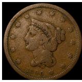 1840 Braided Hair Large Cent NICELY CIRCULATED