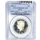 1992-S Kennedy Half Dollar PCGS PR69 DCAM