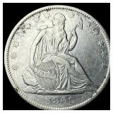 1861-O Silver Seated Liberty Half Dollar  CLOSELY