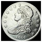 1834 Capped Bust Half Dollar CLOSELY  UNCIRCULATE