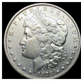 1878-S Silver Morgan Dollar NEARLY UNCIRCULATED