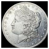 1884-O Silver Morgan Dollar CHOICE AU