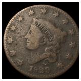 1829 Coronet Head Large Cent LIGHTLY  CIRCULATED