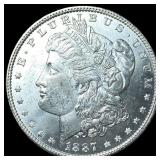 1887 Morgan Silver Dollar GEM BU