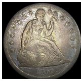 1860-O Silver Seated Liberty Dollar LIGHTLY CIRCUL