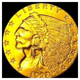 1928 Indian Head Gold $2.50 Quarter Eagle CLOSELY