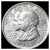 1921 Silver Alabama Half Dollar 2x2 CLOSELY  UNCI