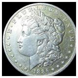 1886-O Silver Morgan Dollar NEARLY UNCIRCULATED