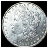 1887 Morgan Silver Dollar GEM BU