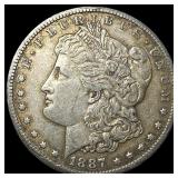 1887-S Silver Morgan Dollar NEARLY  UNCIRCULATED