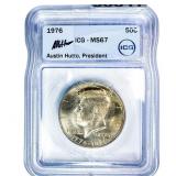 1976 Kennedy Half Dollar ICG MS67