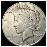 1935-S Silver Peace Dollar CLOSELY  UNCIRCULATED