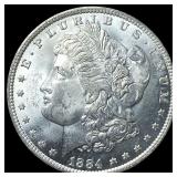 1884-O Silver Morgan Dollar GEM BU