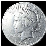 1935 Silver Peace Dollar LIGHTLY CIRCULATED
