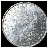 1887 Morgan Silver Dollar GEM BU