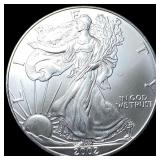 2002 1 oz Silver American Eagle $1 SUPERB GEM BU