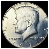 1970-D Silver Kennedy Half Dollar SUPERB GEM BU