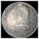 1835 Capped Bust Half Dollar NEARLY UNCIRCULATED