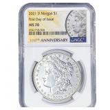 2021-D Morgan Silver Dollar NGC MS70