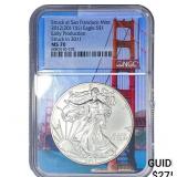 2012  NGC MS70 1 oz SE Early Production Struck 201