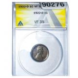 1922-D Wheat Cent ANACS VF35