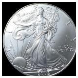 2002 1 oz Silver American Eagle $1 SUPERB GEM BU