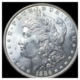 1886 Silver Morgan Dollar GEM BU