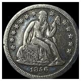 1856-O Silver Seated Liberty Dime NEARLY UNCIRCULA