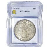 1879-O Morgan Silver Dollar ICG AU55